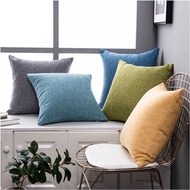 24”x24” inches Linen plain color cotton pillowcase cushion cover (60x60cm
