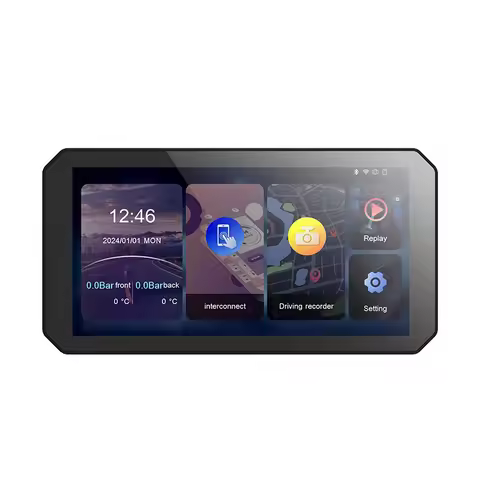 Gallop Sprite 6 inch Motorcycles GPS Navigation Wireless CarPlay Android Auto IP67 Waterproof DVR Mo