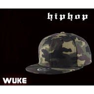 หมวก หมวกแก๊ป Snapback Cap WUKE - พราง : เขียว