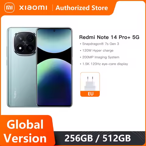 Xiaomi Redmi Note 14 Pro Plus 5G Global Version Smartphone 256GB 512GB Snapdragon 7s Gen 3 200MP Cam