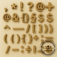 30 types of 9mm thick MDF Symbol or custom