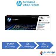 HP 206X High Yield CMYK Original LaserJet Toner Cartridge