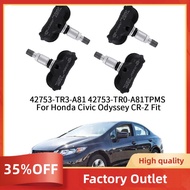 4Pcs TPMS Tire Pressure Sensor Replacement Parts Accessories for Honda Civic Odyssey CR-Z Fit 42753-TR3-A81 42753-TR0-A81