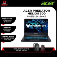 ACER PREDATOR HELIOS 300 PH315-54-94XB (I9-11900H, 32GB, 1TB SSD, RTX3060_6GB, 15.6" QHD, BLACK-W11)