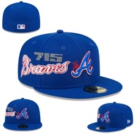 Streetwear MLB Atlanta Braves Full Cap Men Women Fitted Hat New Era 59FIFTY Closed Back Caps Sports 