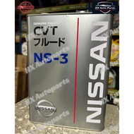 NISSAN GENUINE CVT FLUID NS-3, 4L.