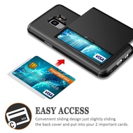 For Cover Samsung S9 S 9 Plus Case Casing Case Casing with 2 Credit Card on Samsung Galaxy S9 Plus S