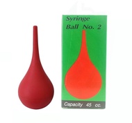 SYRINGE BALL No.2 ไซริงค์บอล ลูกยางแดงเอนกประสงค์ ใช้ดูดของเหลว