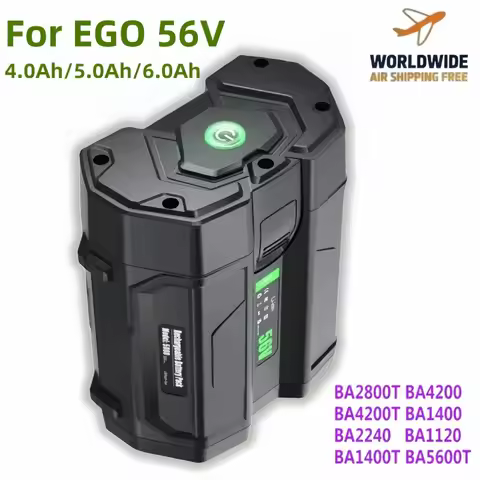 For 56V EGO tool lithium replacement 6.0Ah Battery fast charging function for BA4200 BA4200T BA1400 