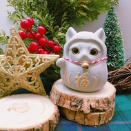 【送好禮】達摩招財貓 泥有錢 水泥 擴香石 交換禮物