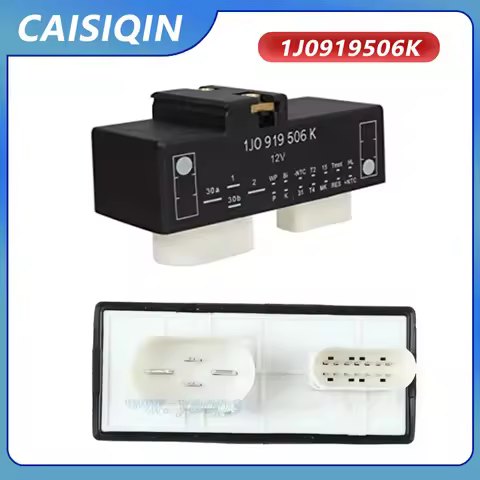 1PCS 1J0919506K Cooling Fan Control Relay Module 1J0 919 506 K 1J0 919 506K For VW Audi A3 TT Golf J