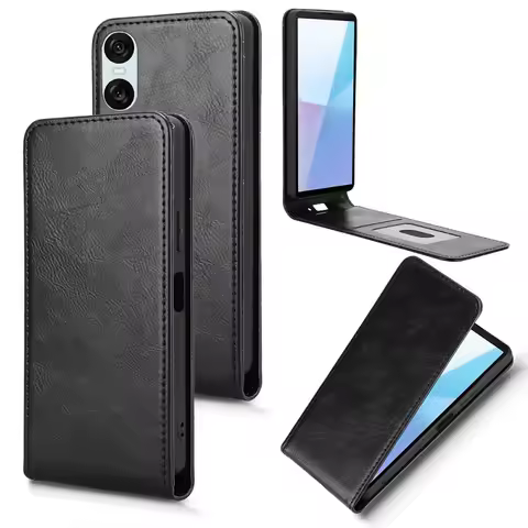 Flip Cover For Sony Xperia 1 IV 5 V 5V 10 VI Case Leather Card XREAL Beam Pro Cases
