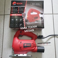 Promo EDON MESIN JIGSAW GERGAJI KAYU TRIPLEK ED7 3555 JIG SAW KECIL