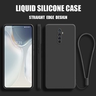 เคสโทรศัพท์ เคส Realme X2 Pro X Case เคสกันกระแทกซิลิโคนเหลวแบบเต็มรูปแบบต้นฉบับสี่เหลี่ยมจัตุรัสตัวป้องกันกล้องด้านหลัง