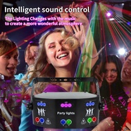 WUZSTAR Laser Lamp Led Projector DMX512 DJ Disco Lights Controller Music Party Lights Effect For Bedroom Home Decoration Stage