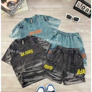 [Collection CNY 2026] BJK high quality stone wash boys set for boys size 11-65 kg