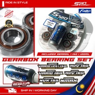 Gearbox Bearing Set Rear Included Gearoil 120 / 150 ML FAITO PNP HONDA VARIO 150 160 ADV YAMAHA NVX 