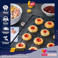 PROMO !!! GRATIS ONGKIR !!! Kue Kering Strawberry Thumbprint 500 gram / kue thumbprint / kue nastar 