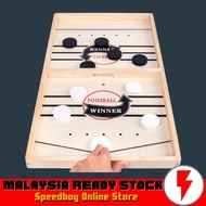 Foosball Winner Tabletop Hockey Fast Sling Puck Game Slingshot Winner Board Games Toy Kids & Adults 