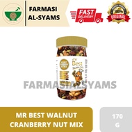 MR BEST WALNUT CRANBERRY NUT MIX 170G