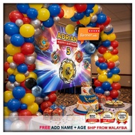 Banner Birthday -  Beyblade Burst / Starter Spinning / Turbo