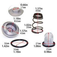1set-GY6 Engine Spring Oil Drain Screw Set Motorcycle Dirt Bike Oil Filter Oil Drain Screw Cover