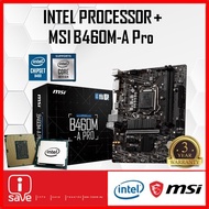 MSI B460M-A PRO B460 LGA1200 MOTHERBOARD + Intel 10TH GEN PENTIIUM / CORE I3 / I5 / I7 / I9 / GT710 