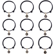 Simple Letter Bracelet European American Unique 26 English Letter Bracelet Oil Drip Round Couple Sur