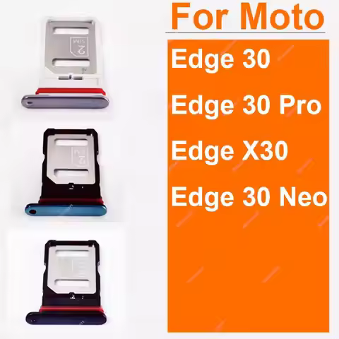 For Motorola MOTO Edge 30 Pro Neo X30 SIM Card Tray Holder Dual Sim Card Slot Card Reader Adapter Re