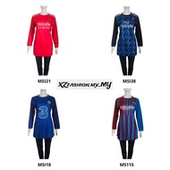 Jersey Muslimah Football Team Tshirt Baju Muslimah Jersey Custom Name and Number Baju Jersey Perempuan Muslimah Murah Jersey Muslimah Plus Size Merdeka