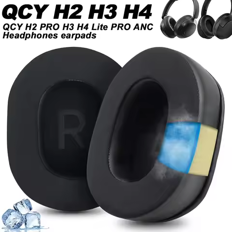 Replacement for qcy H2 PRO H3 Lite PRO ANC Wireless Headband Ear Pads Earphone Cushions Headphones P