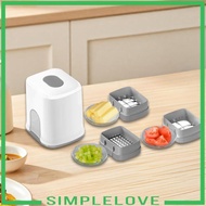 [Simple] Vegetable Chopper Heavy Duty Household Food Chopper for Cucumber Onion Fruit