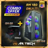 COMBO OFFER  - AIGO DarkFlash Leo ATX with 3 RGB Fans + Imperion 600W Extreme Series PSU