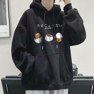 Vint F169 5 Color Hoodie [M-8XL] Japanese Cartoon Graffiti Hoodie Large Hoodie Men's Hoodie Couple H