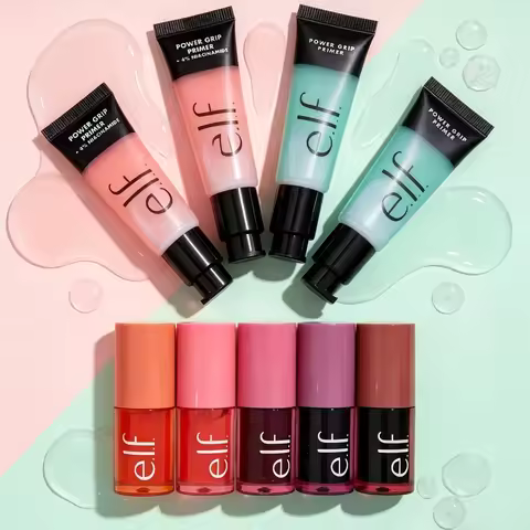 Hot Elf Power Grip Primer Tinted Lip Oil Long Lasting Hydrating Makeup Base Moisturizing Lip Gloss L