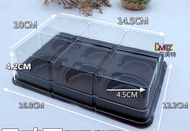 50 cái hộp nhựa 6 ngăn to FG332 hoặc FG334 dùng để đựng bánh trung thu hoặc các loại bánh