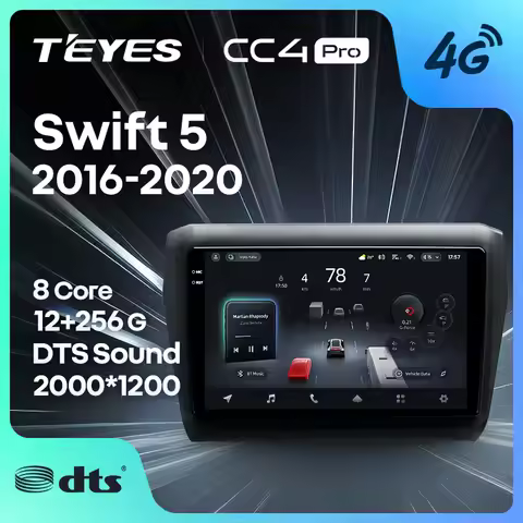 TEYES CC4 PRO For Suzuki Swift 5 2016 - 2020 CarPlay Radio Multimedia Stereo Car play Android Auto 2