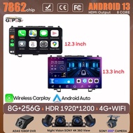 For Honda CR-V 3 RE CRV 2007-2011 Car Radio Carplay GPS Navigation Screen Android Auto Multimedia Pl