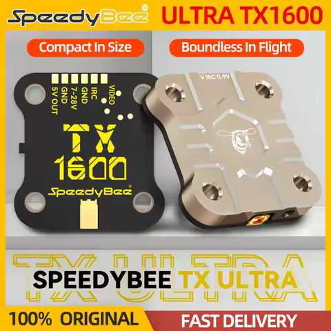 SpeedyBee TX ULTRA TX1600 5.8GHz 48CH 1.6W FPV VTX Analog Image Transmission 2-6S Lipo For RC FPV Lo