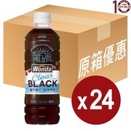 朝日 - 朝日 Asahi Wonda Clear Black 清黑 無糖黑咖啡(樽裝) - 原箱 500毫升 日本咖啡 (新舊包裝隨機發送) #2CNA4