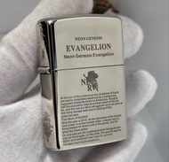 全新有盒Zippo煤油打火機 EVA新世紀福音戰士 白銅盔甲機
