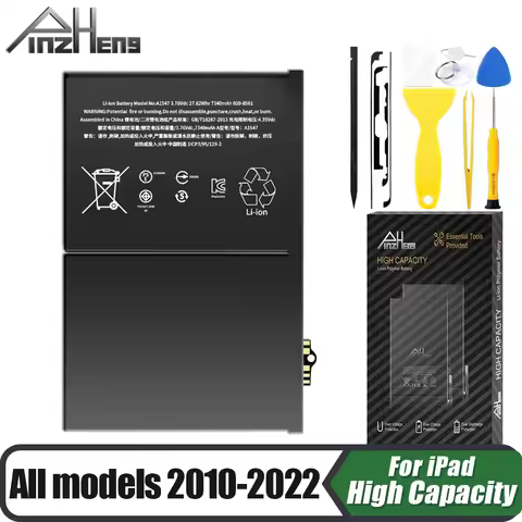 PINZHENG Tablet Battery For iPad 5 6 Air 1 A1474 A1475 A1893 For iPad Air 2 A1566 10.2 Mini 2 3 4 5 