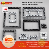 COMBO 2 Technic Center Frame Bricks 5x7 7x11 11x15 - Compatible MOC Accessories Part 64179 64178 674