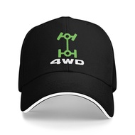 Novelty Graphics Cotton Baseball Cap 4 Wd Runner 4X4 Roof Rack Rock Slider Lift Off Road Winch Bumpe