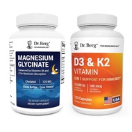 ❤️❤️ Dr. Berg Magnesium Glycinate and D3 & K2 Bundle