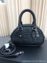 Top Cowhide Bowling Bag Shoulder Bag