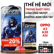 Premium tempered glass OPPO A3, A3X/A5i full screen transparent. Screen protector| Top case