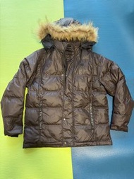 New Balance 啡色連帽羽絨外套 Size M