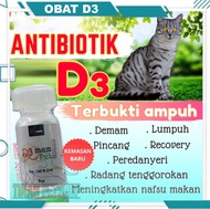 OBAT D3 BUBUK Vitamin Kucing Antibiotik Vitamin Kucing D3 Obat Kucing D3 Vitamin D3 Kucing Demam Rad