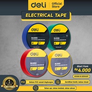 Deli Electical Tape / Isolasi Listrik Warna 0.13mm x 18mm x 10m DL526X